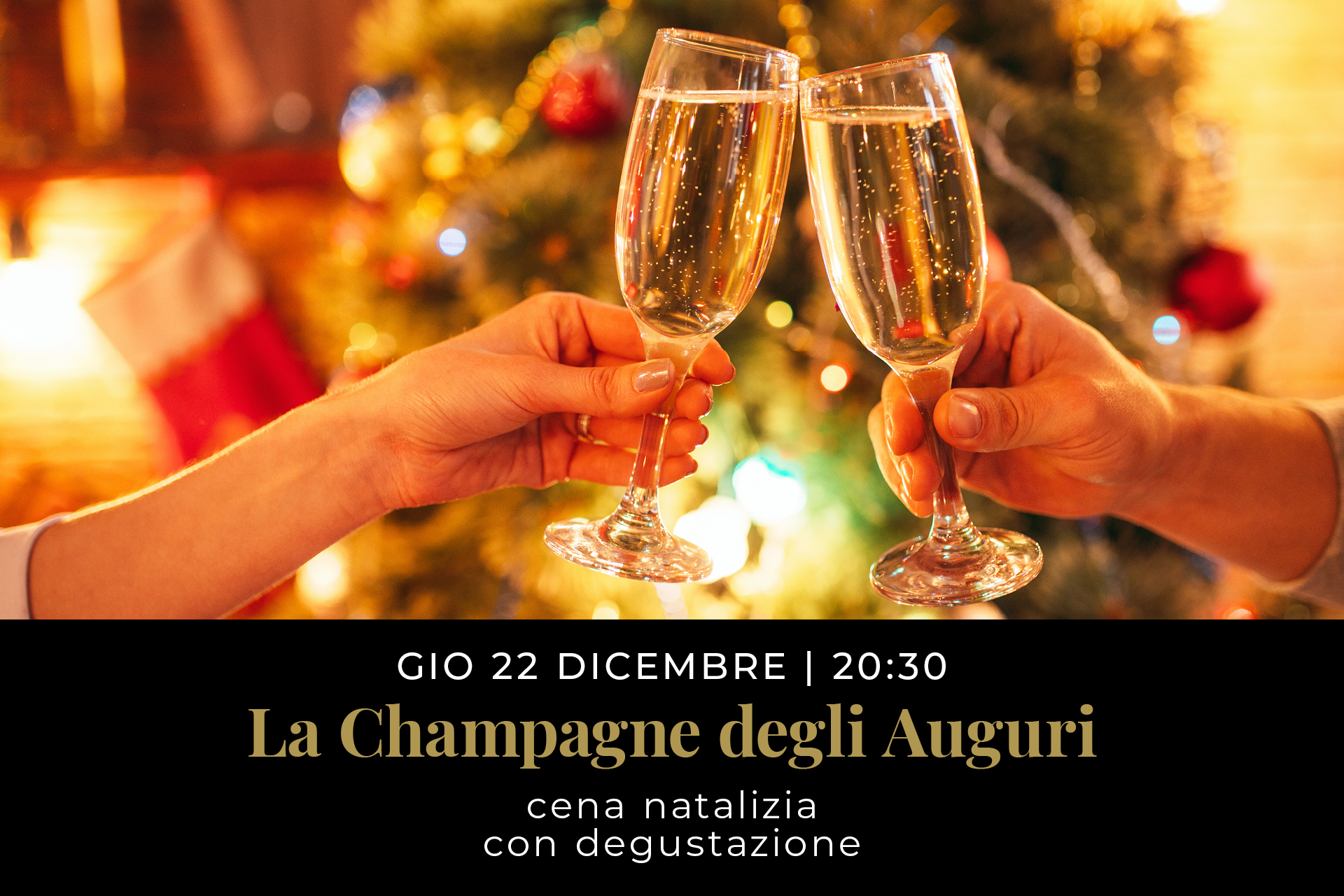 La Champagne degli Auguri // la ventiquattresima monografia // Cena natalizia con degustazione