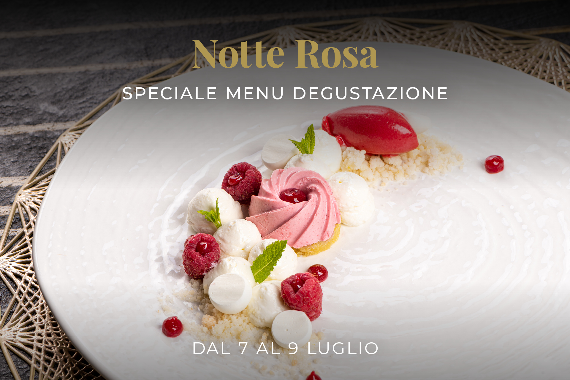 Notte Rosa in Terrazza // Speciale Menu Degustazione